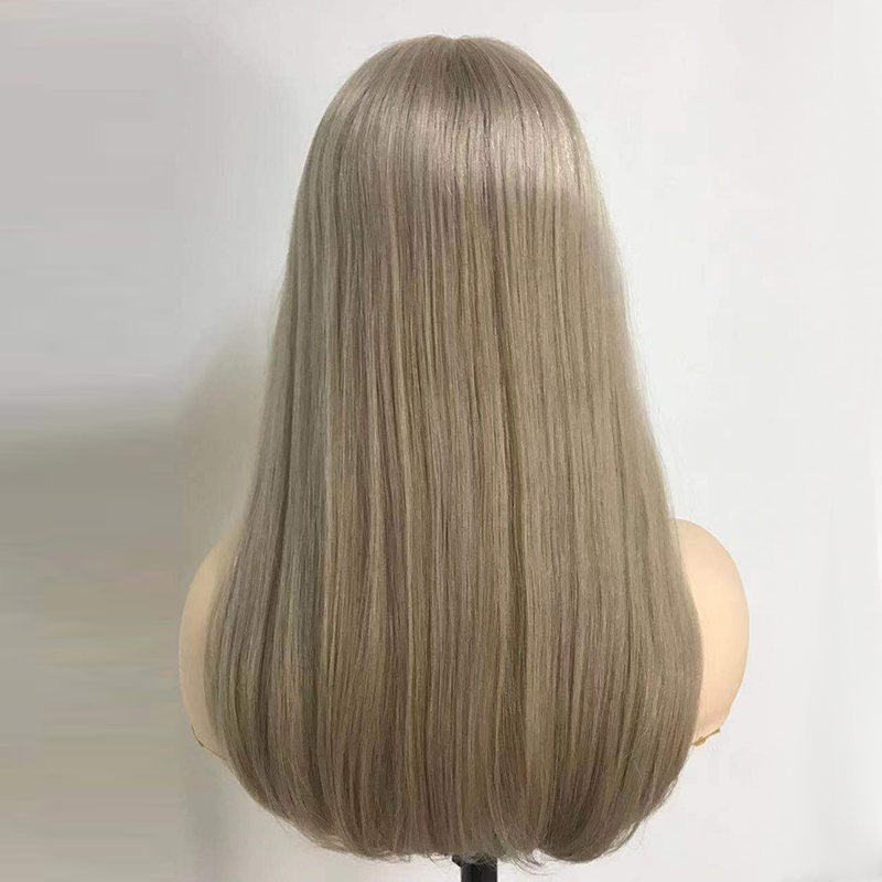 Factory Supplier Non-processed European Russian Virgin Hair Kosher wig Quality Jewish Lace Top Wig In Stock for white woman  QM293